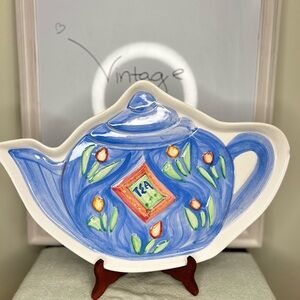 Blue and White Teapot Wall Art